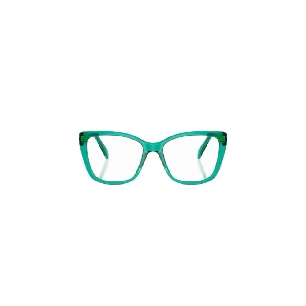 Swarovski green glasses